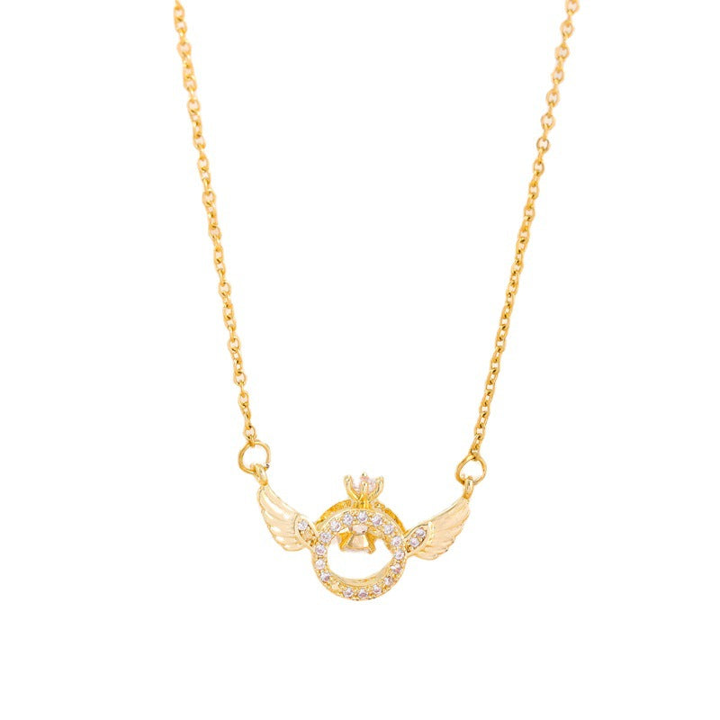 Wholesale Flexible Wing Titanium Steel Necklaces